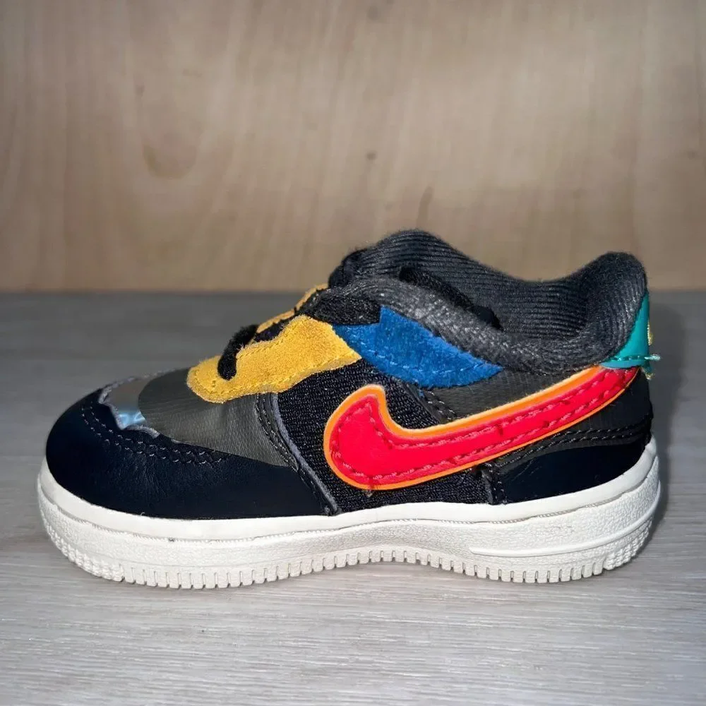 Nike Air Force 1 Low TD 'Black History Month'‎ CV2416-001 Toddler 6C